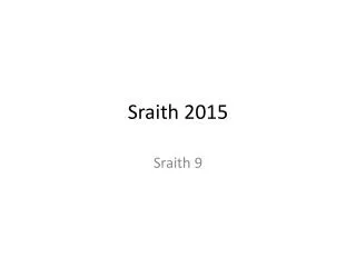 sraith 2015