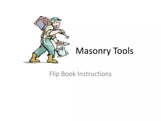 Masonry Tools