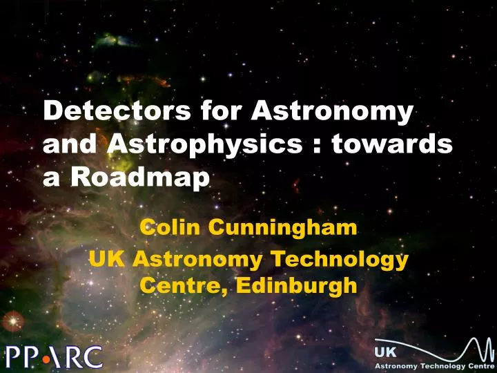 detectors for astronomy and astrophysics towards a roadmap