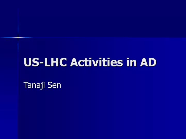 us lhc activities in ad