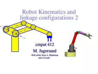 Robot Kinematics and linkage configurations 2