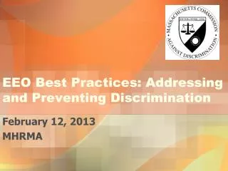 EEO Best Practices: Addressing and Preventing Discrimination