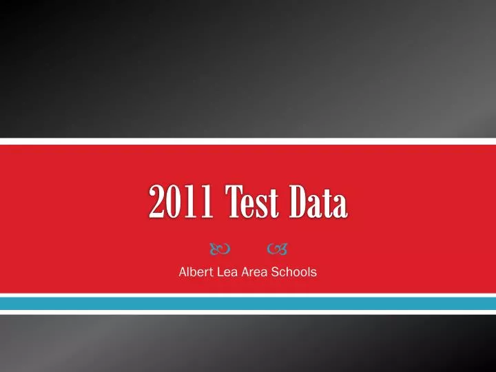 2011 test data