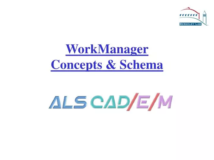 workmanager concepts schema