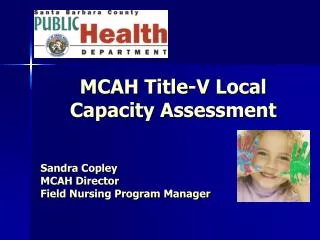 MCAH Title-V Local Capacity Assessment