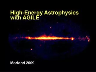High-Energy Astrophysics with AGILE