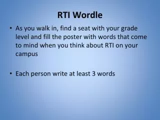 RTI Wordle