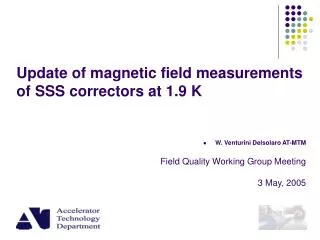Update of magnetic field measurements of SSS correctors at 1.9 K