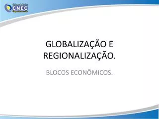 globaliza o e regionaliza o