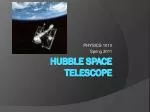 Hubble Space telescope