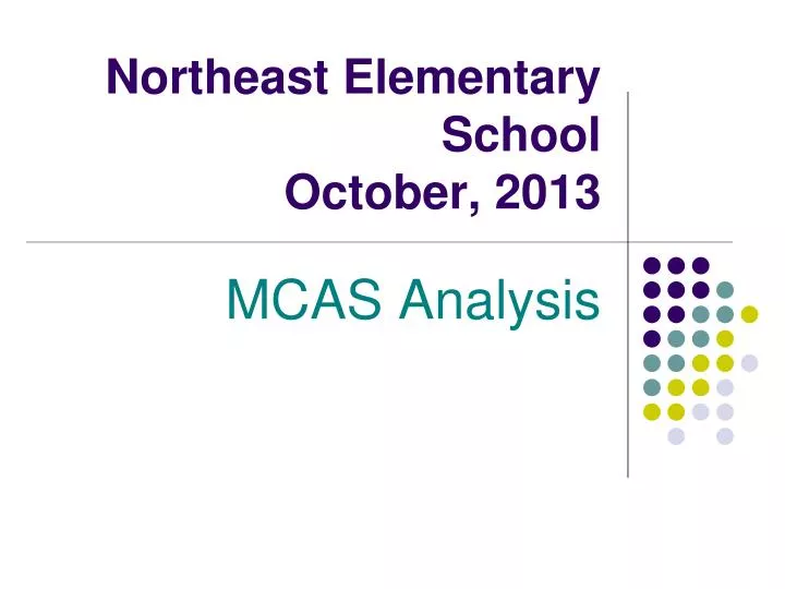 northeast elementary school october 2013