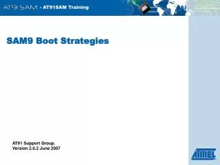 SAM9 Boot Strategies