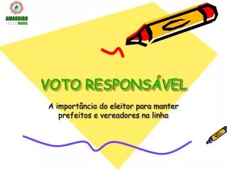 voto respons vel