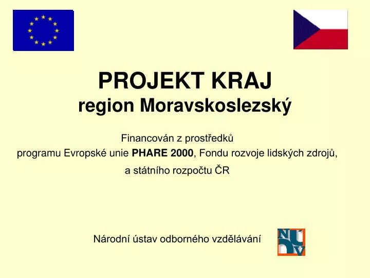 projekt kraj region moravskoslezsk