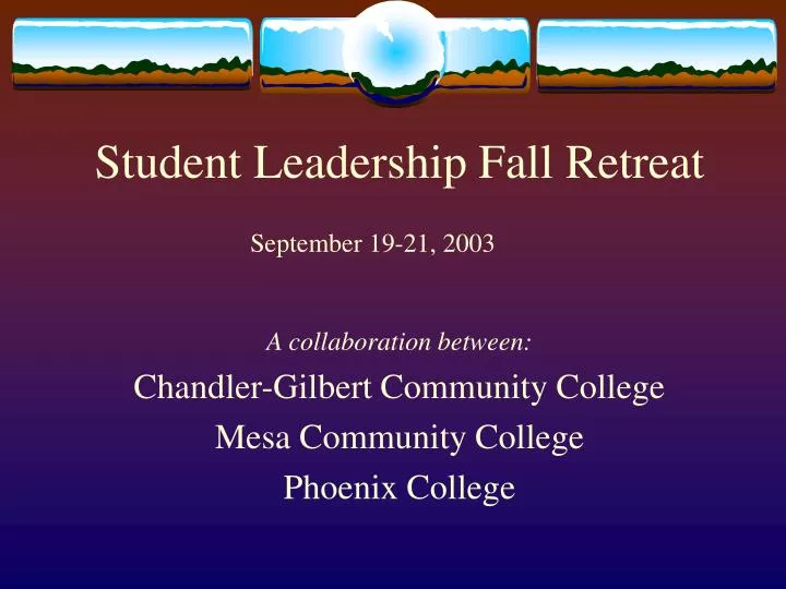 student leadership fall retreat