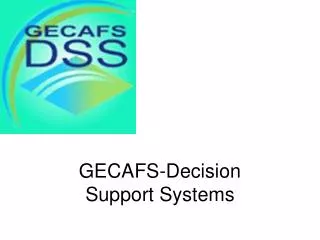 GECAFS-Decision Support Systems