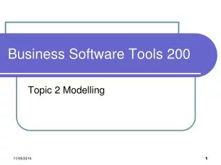 Business Software Tools 200