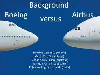 Background Boeing Airbus