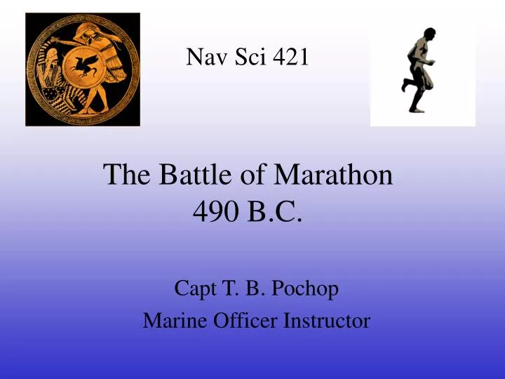 the battle of marathon 490 b c