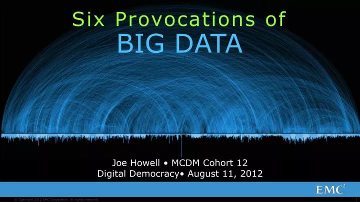 six provocations of big data