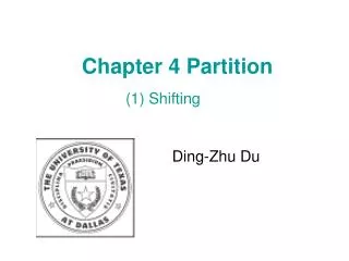 Chapter 4 Partition
