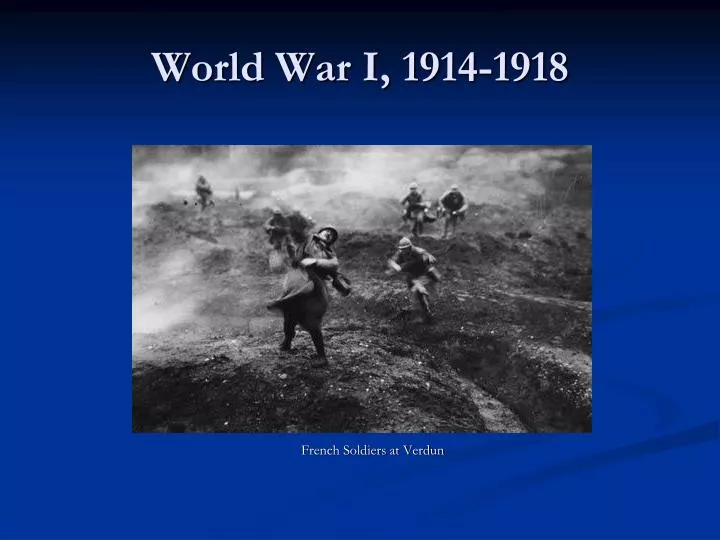world war i 1914 1918