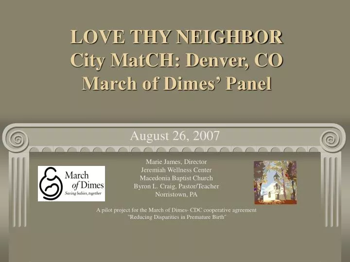 love thy neighbor city match denver co march of dimes panel