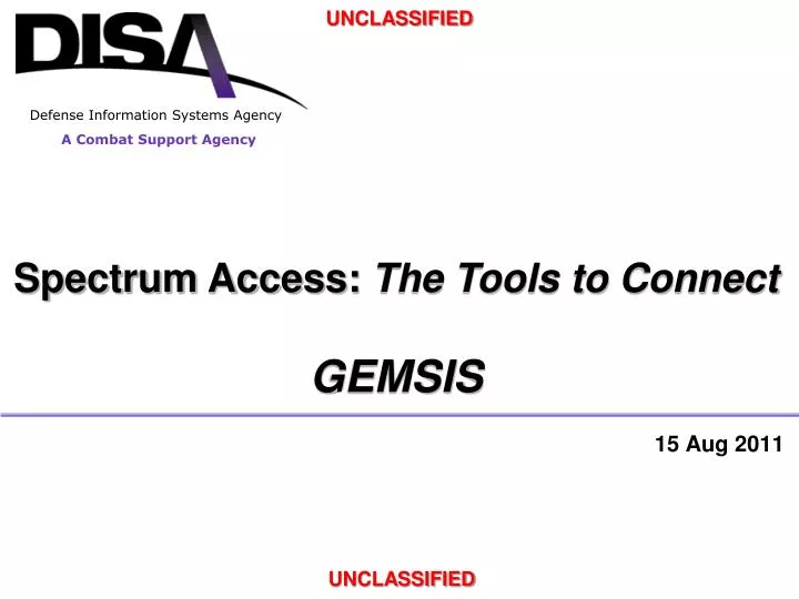 spectrum access the tools to connect gemsis
