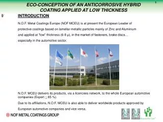 ECO-CONCEPTION OF AN ANTICORROSIVE HYBRID COATING APPLIED AT LOW THICKNESS