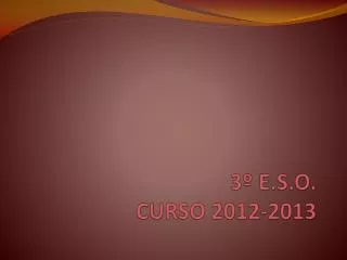 3 e s o curso 2012 2013