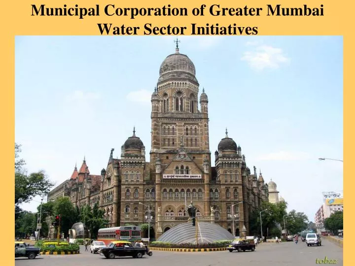 municipal corporation of greater mumbai water sector initiatives