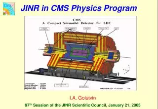 JINR in CMS Physics Program