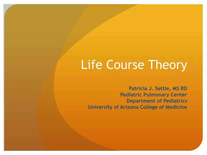 life course theory