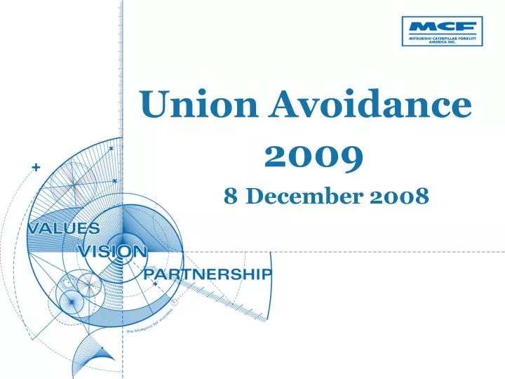 union avoidance 2009 8 december 2008