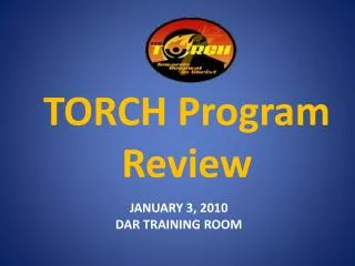 January 3, 2010 DAR Training Room