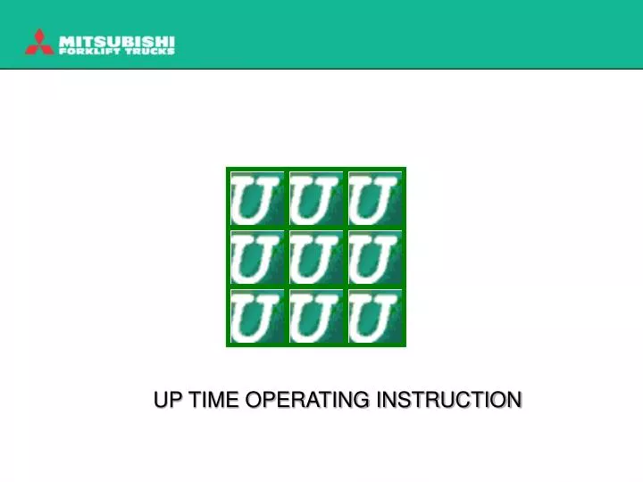 up time operating instruction