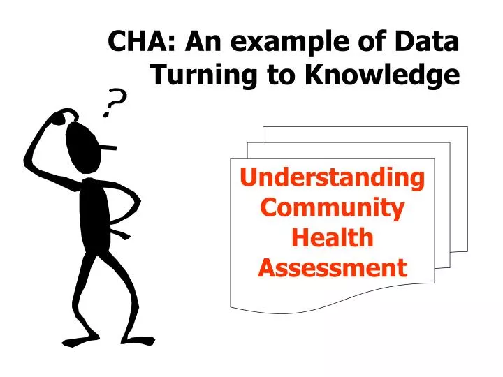 cha an example of data turning to knowledge