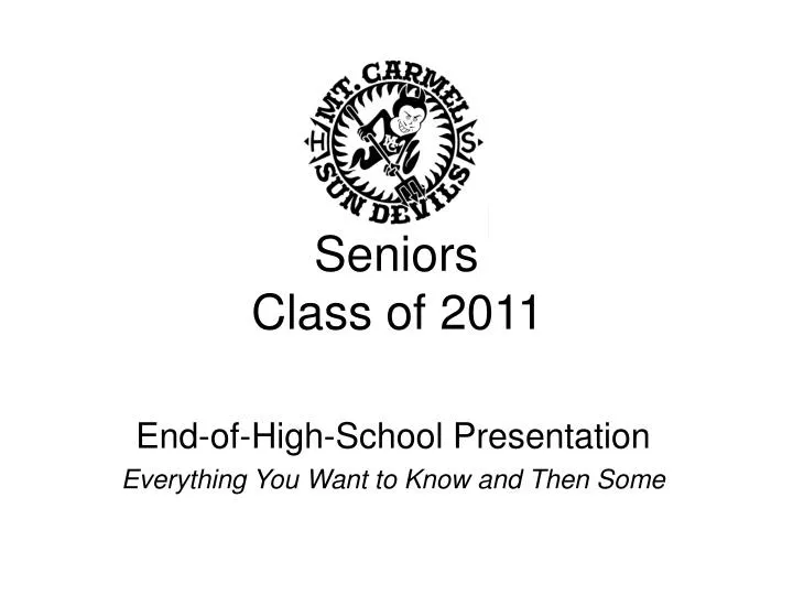 seniors class of 2011