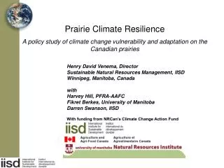 Prairie Climate Resilience