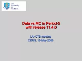 Data vs MC in Period-5 with release 11.4.0