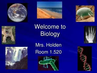 Welcome to Biology