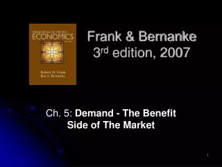Frank &amp; Bernanke 3 rd edition, 2007