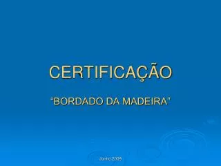 certifica o