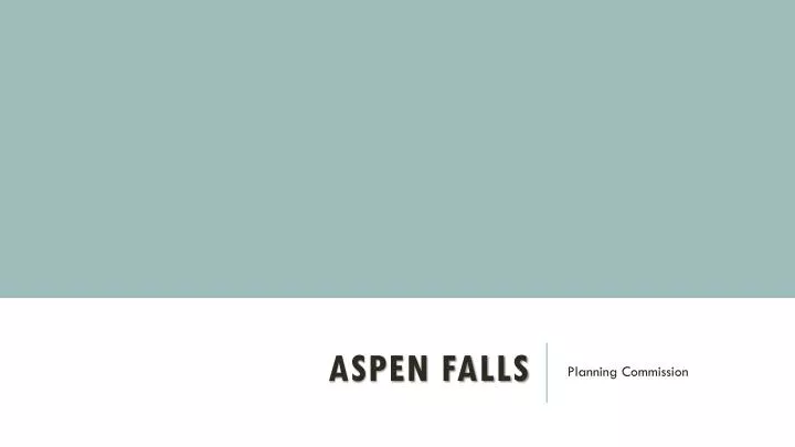 aspen falls