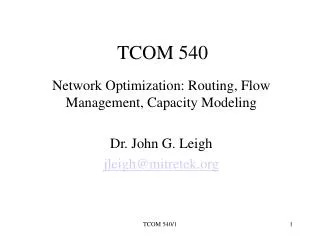 TCOM 540