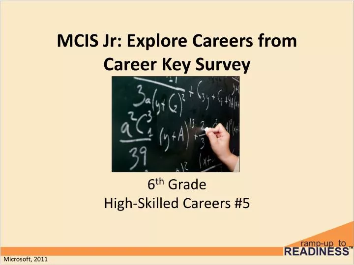 mcis jr explore careers from career key survey