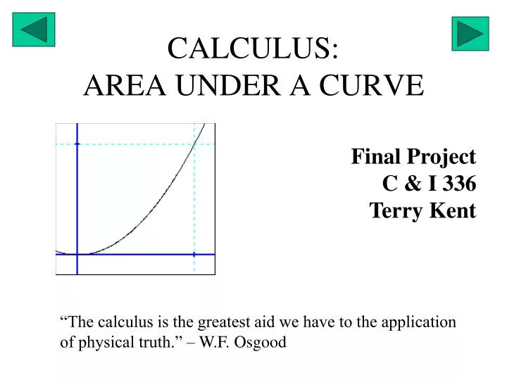calculus area under a curve