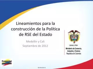 lineamientos para la construcci n de la pol tica de rse del estado