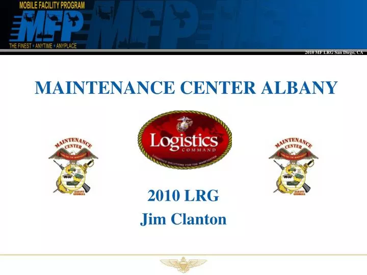 maintenance center albany