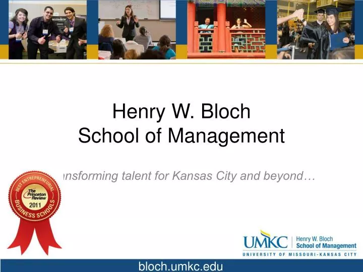 henry w bloch school of management